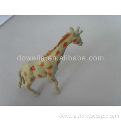 giraffe animal figurine/PVC cartoon figure toys/OEM animal figure toys